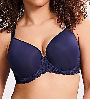 Sasha Molded Plunge Underwire Bra Ink 46DD