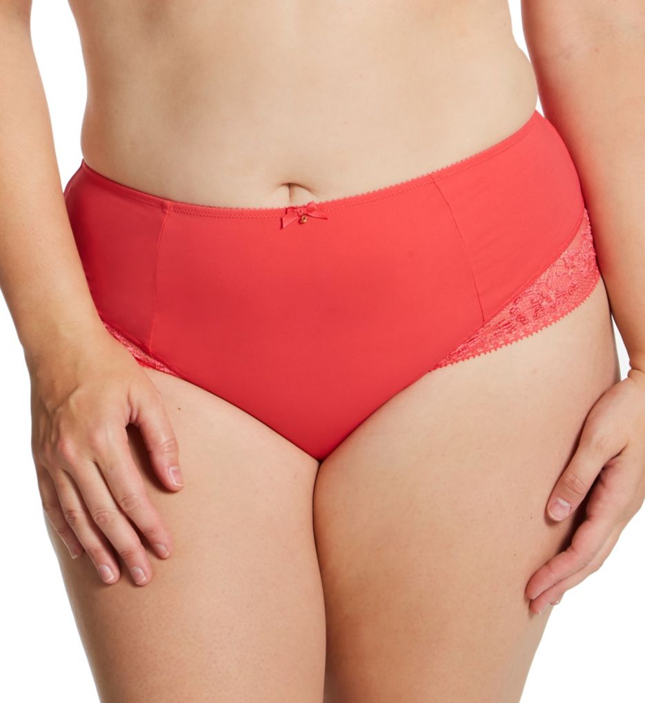 Sculptresse by Panache : Sculptresse by Panache 9582 Roxie Brief Panty (Hot Coral XL)