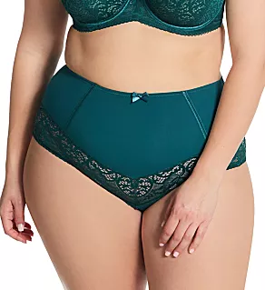 Estel High Waist Brief Panty Emerald M
