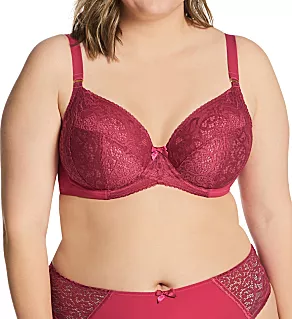 Estel Plunge Underwire Bra Berry 46F