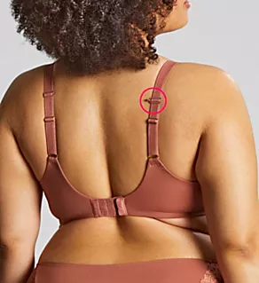 Estel Plunge Underwire Bra Rose Gold 34F