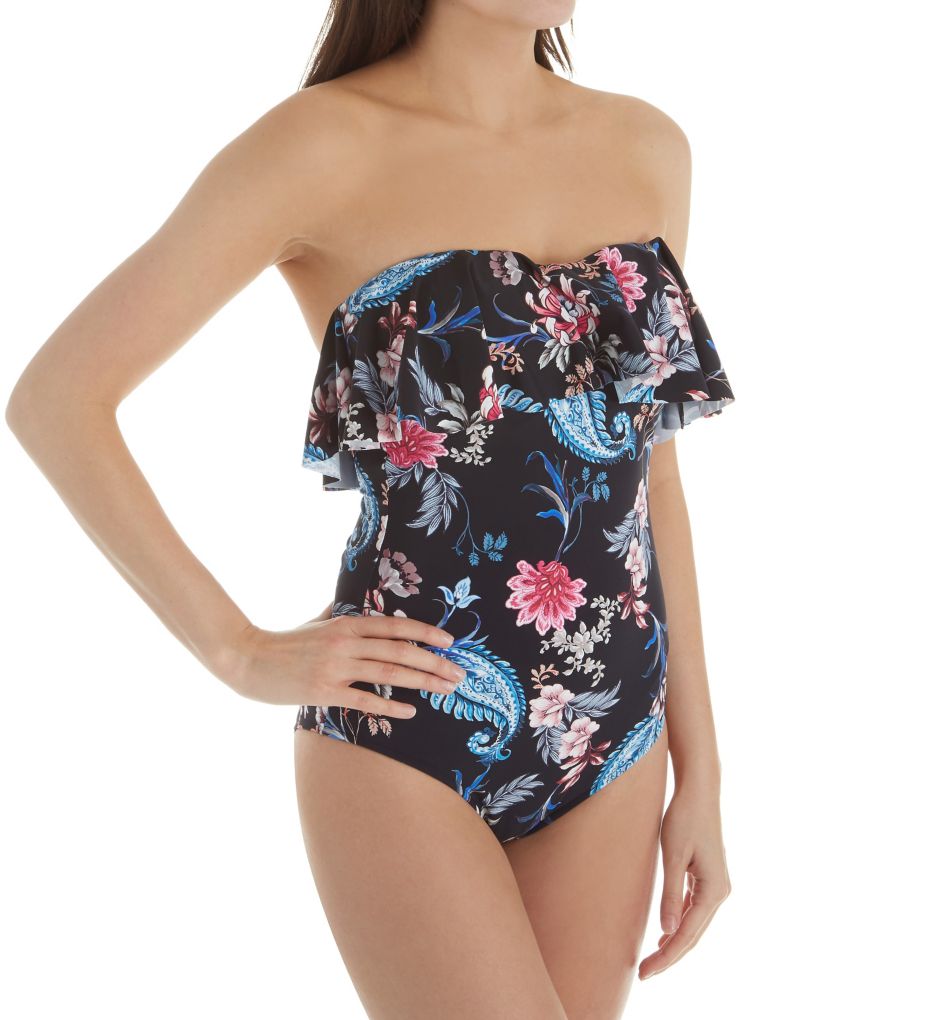 bandeau top one piece swimsuits