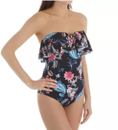 Winter Garden C/D Cup Bandeau One Piece Swimsuit