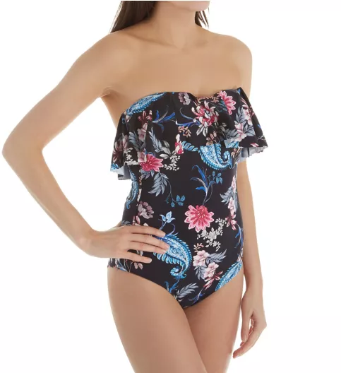 Seafolly Winter Garden C/D Cup Bandeau One Piece Swimsuit 10824WG