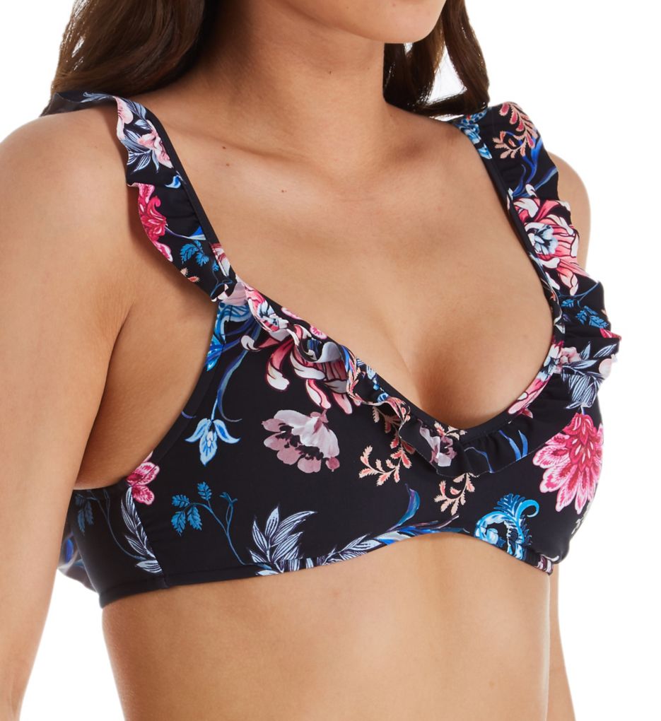 Winter Garden Ruffle Bralette Bikini Swim Top