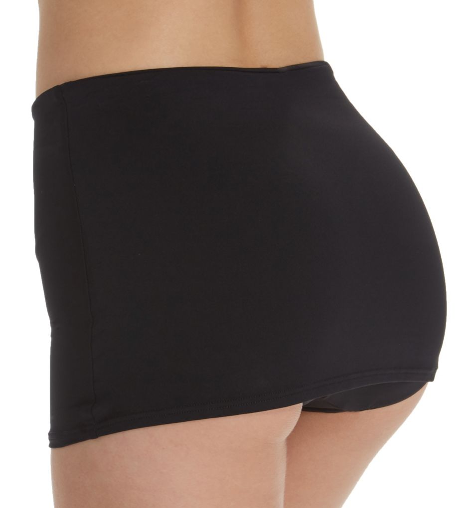 Active High Waisted Skirted Brief Swim Bottom