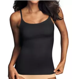 Suddenly Skinny Tank Black 2X