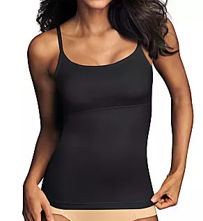Suddenly Skinny Tank Black 2X