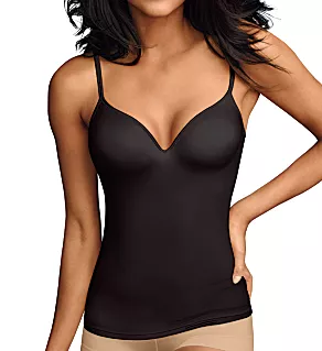 Wirefree Camisole with Foam Cups Black L