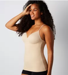 Wirefree Camisole with Foam Cups Latte Lift S