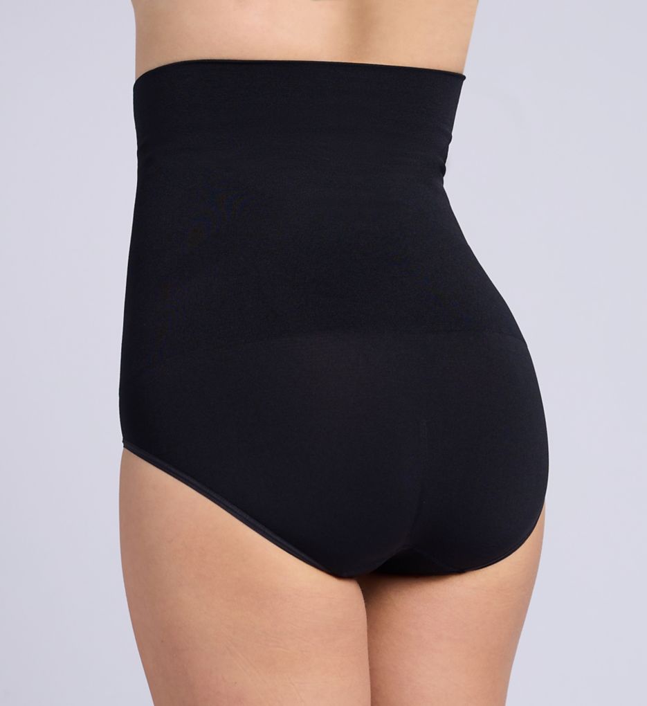 Self Expressions Slim Waister High Waisted Brief Black L  - Image 2