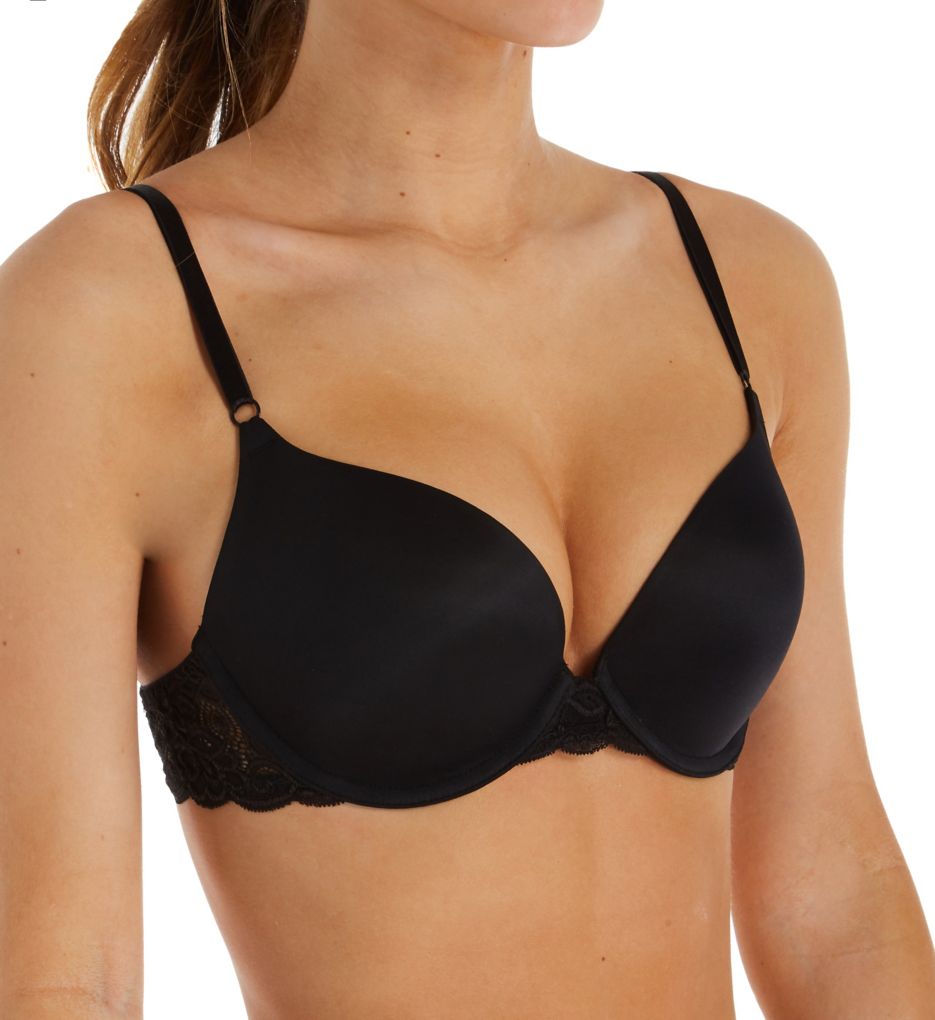 Women's Self Expressions SE1102 Essential Multiway Push Up Bra (Black 36DD)  