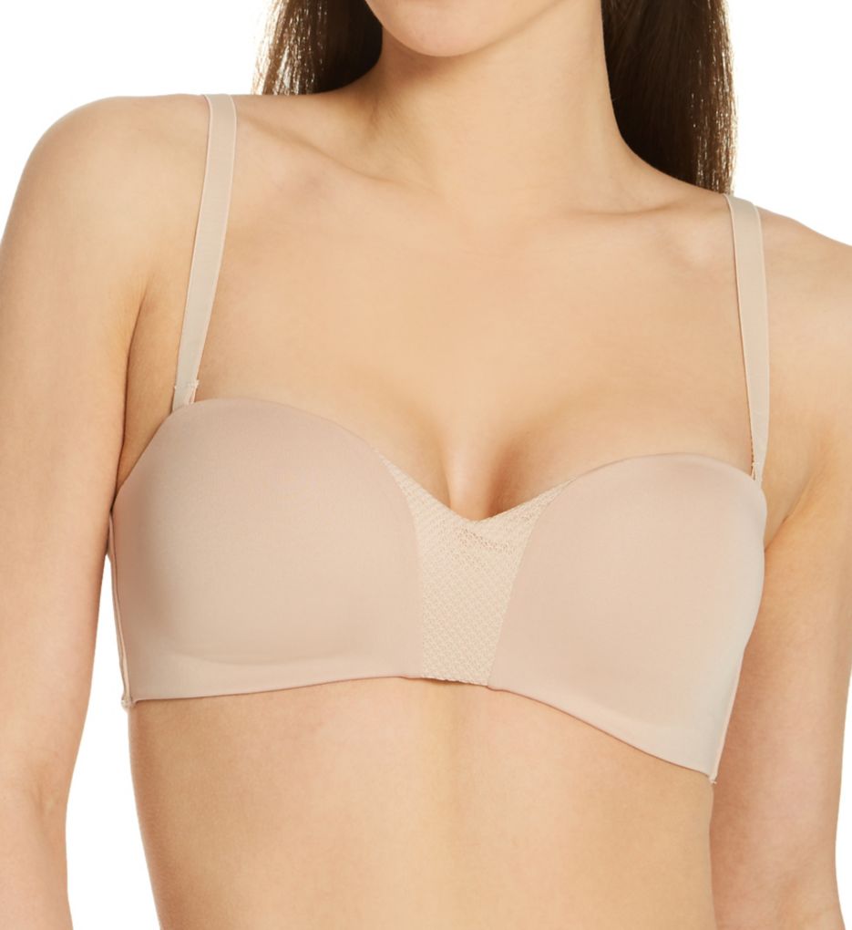Self Expressions Wireless ComfortGrip Strapless Bra Paris Nude 34C  - Image 6