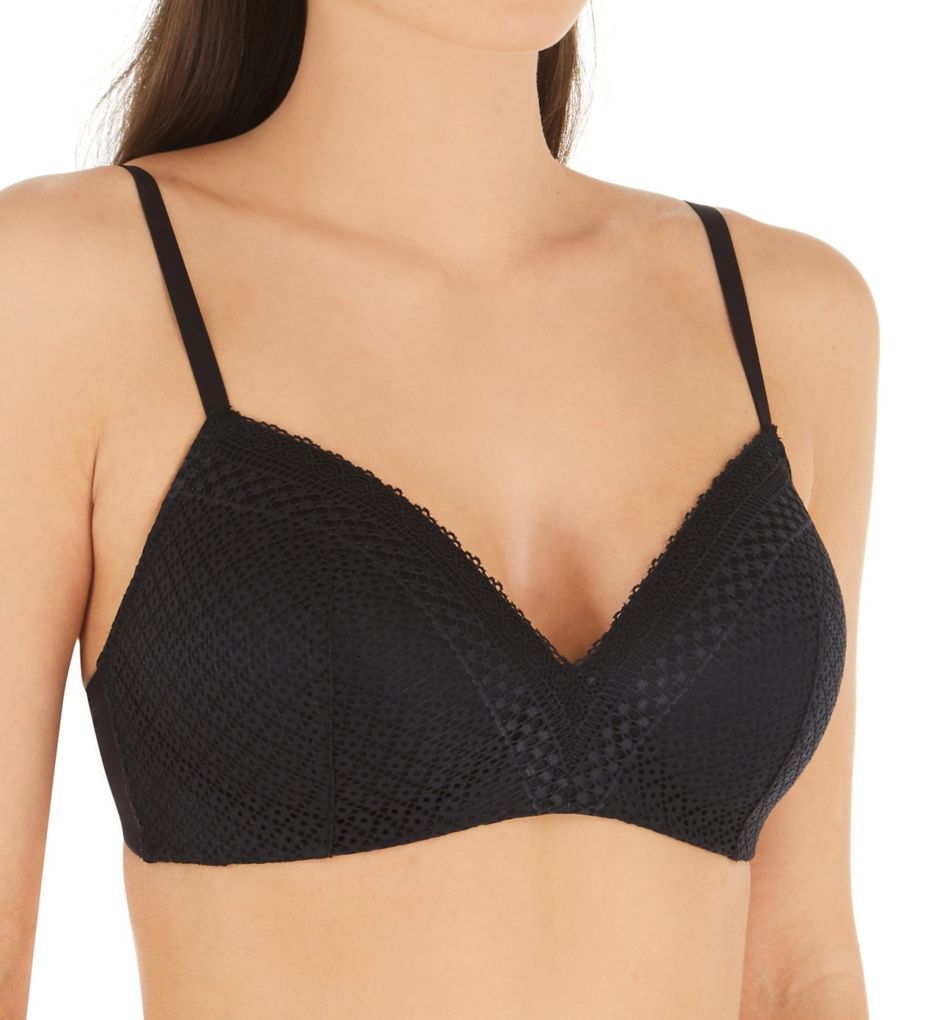 Maidenform Self Expressions Women's Wireless Strapless Bra SE0015 - Black  38DD