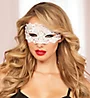 Seven 'til Midnight Lace Eye Mask with Satin Ribbon Ties 40132