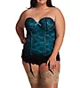 Seven 'til Midnight Plus Victorian Lace Bustier And Thong Set 9103X - Image 1