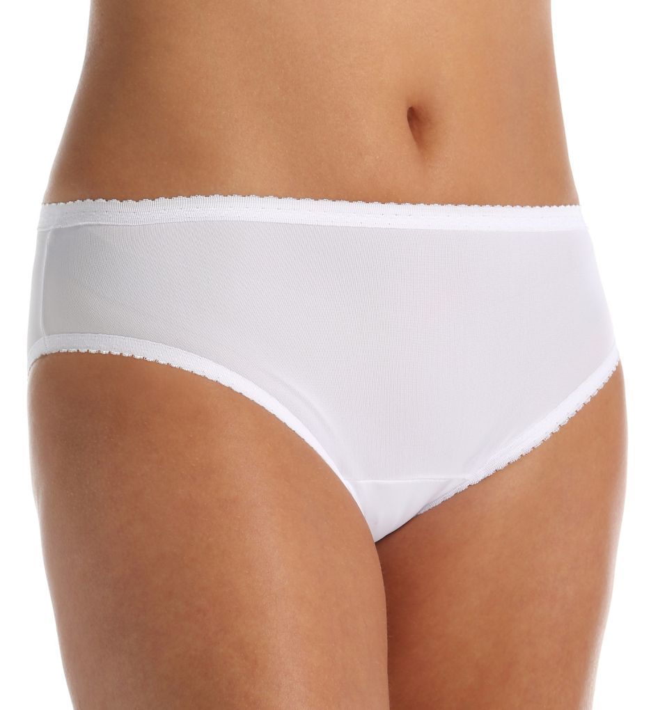 Shadowline Women's Spandex Hipster Panty in White | Size Large | HerRoom.com
