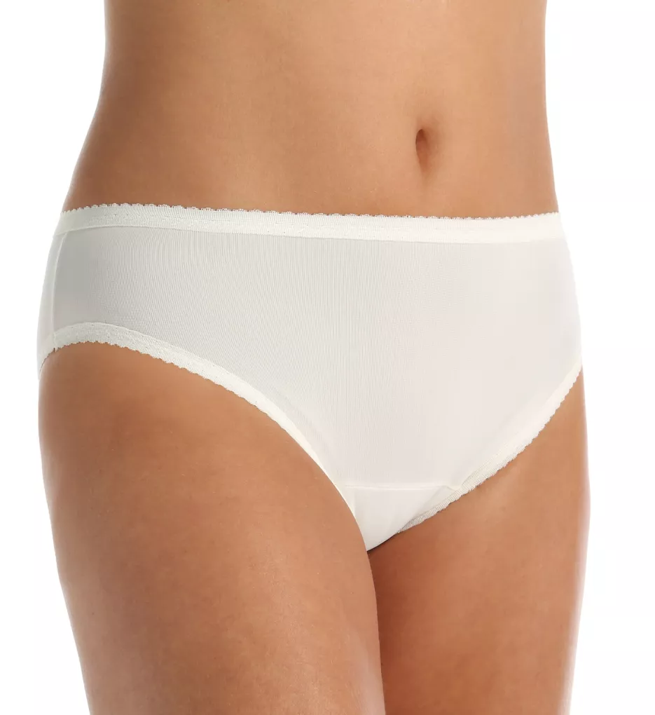 Shadowline Nylon Hipster Panty with Covered Elastic - 11032