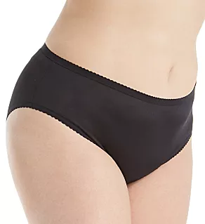 Plus Size Spandex Hipster Panty Black 1X