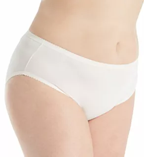 Plus Size Spandex Hipster Panty Ivory 2X