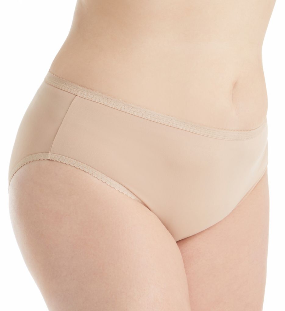 Shadowline Women's Plus Size Spandex Hipster Panty in Beige | Size XL | HerRoom.com