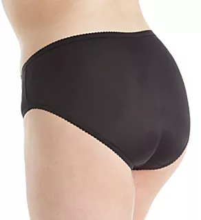 Plus Size Spandex Hipster Panty Black 1X