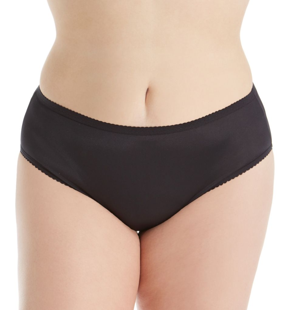 Women's Shadowline 17605P Plus Size Spandex Modern Brief Panty (Nude 3X) 