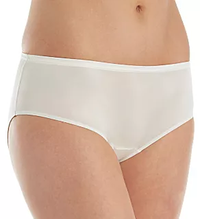 Nylon Hidden Elastic Hipster Panty Ivory 5