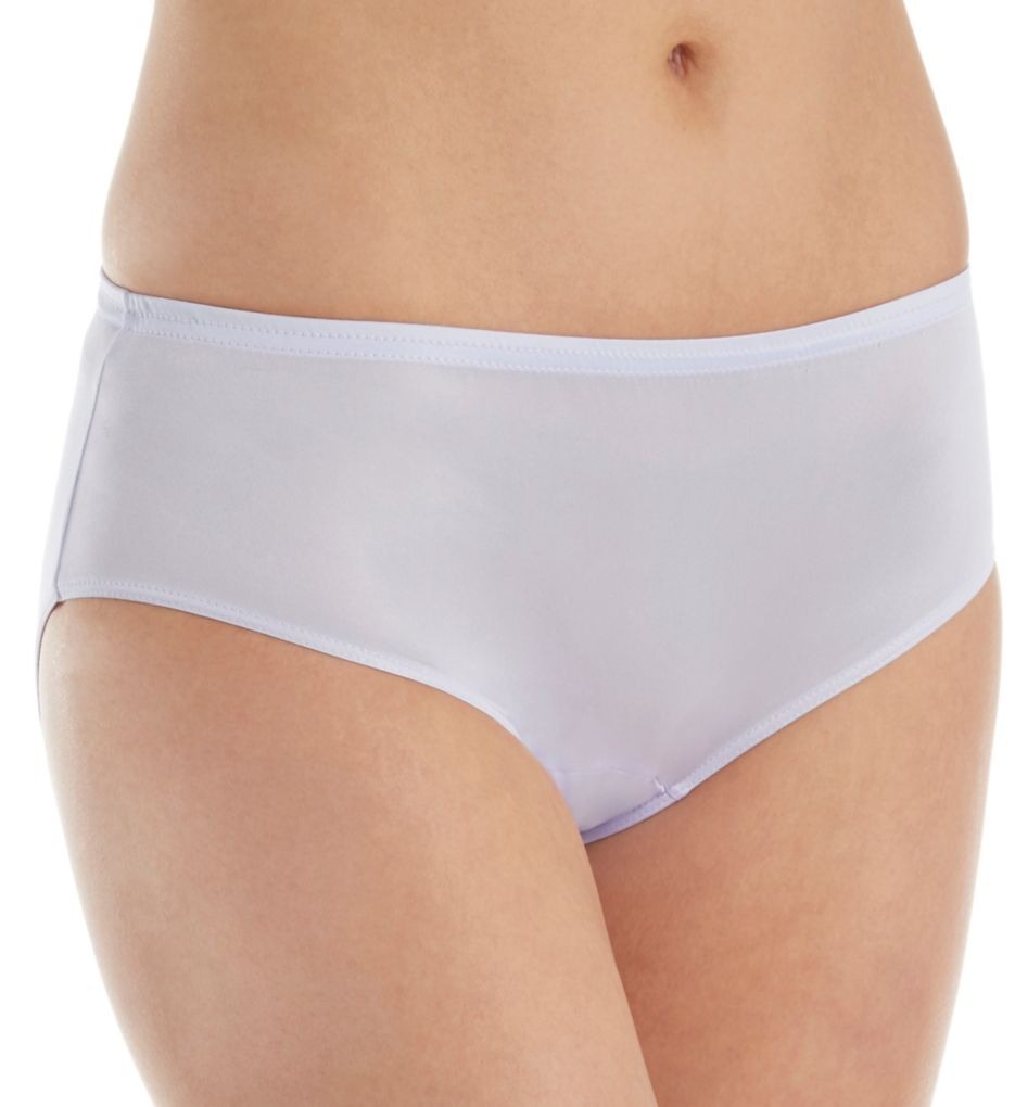 Shadowline Women's Nylon Hidden Elastic Hipster Panty in Purple | Size 5 | HerRoom.com