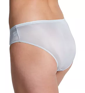 Nylon Hidden Elastic Hipster Panty Silver 6