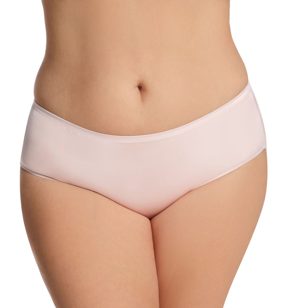 Plus Nylon Hidden Elastic Hipster Panty