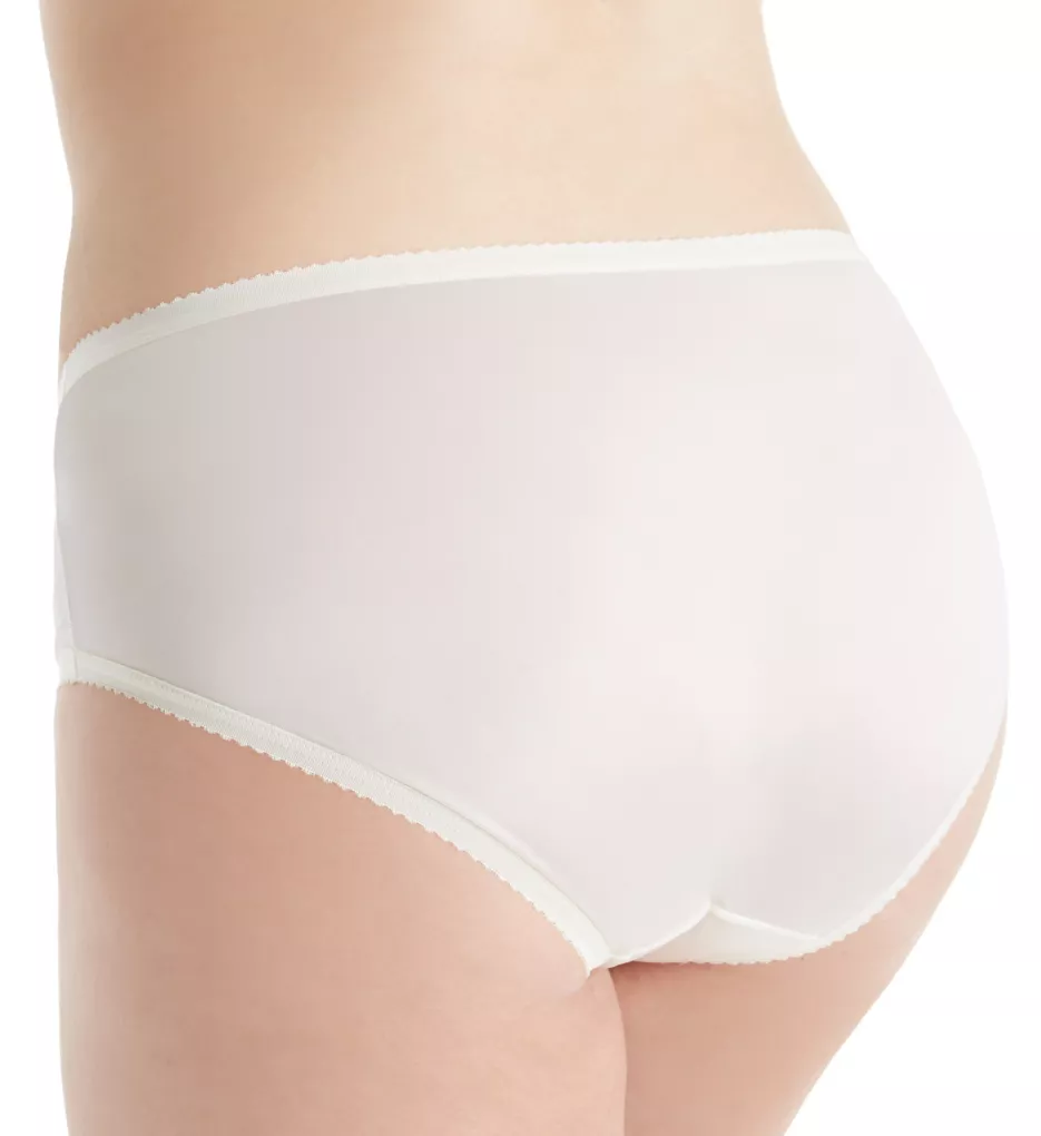 Shadowline Women's Nylon Classics Hi-Leg Brief Panty 17842 5 White