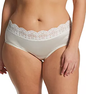 Plus Size Lace Contour Hipster Panty Ivory 9