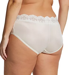 Plus Size Lace Contour Hipster Panty Ivory 9