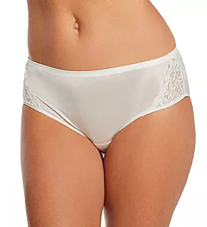 Nylon Hipster Panty With Lace Ivory 5