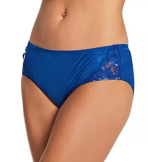 Nylon Hipster Panty With Lace Navy 5