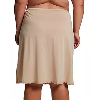 Plus 25 Inch Flare Daywear Half Slip Nude 1X