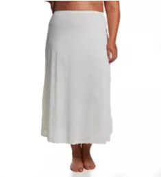 Plus 36 Inch Flare Daywear Half Slip Ivory 1X