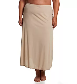 Plus 36 Inch Flare Daywear Half Slip Nude 1X