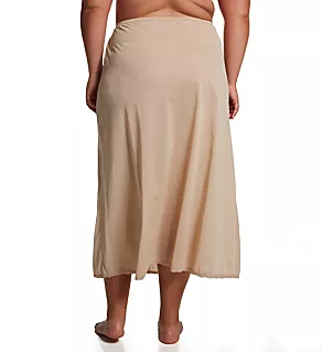 Plus 36 Inch Flare Daywear Half Slip Nude 1X