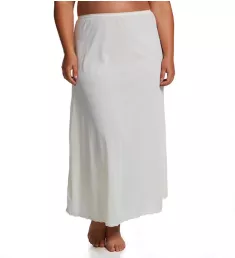 Plus 38 Inch Long Flare Half Slip Ivory 1X