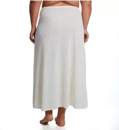 Plus 38 Inch Long Flare Half Slip Ivory 1X