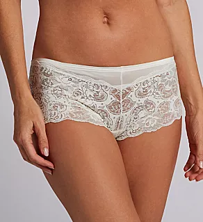 Silhouette Lace Cheeky Panty Ivory S