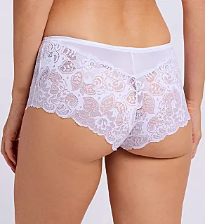 Silhouette Lace Cheeky Panty Diamond White S