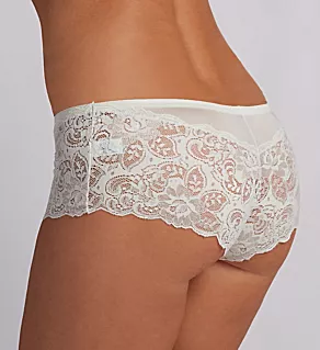 Silhouette Lace Cheeky Panty Ivory S