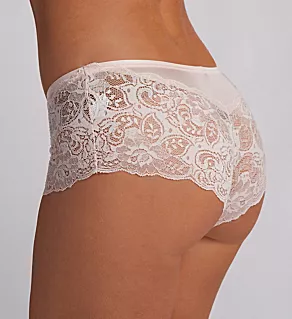 Plus Silhouette Lace Cheeky Panty Blush 1X