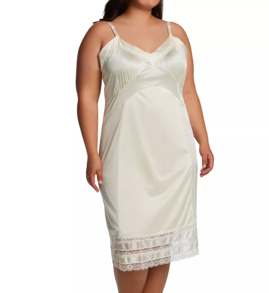 Plus Size Adjustable Length Full Slip