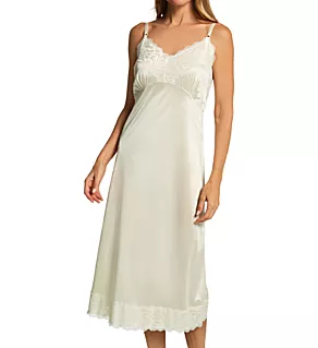 Full Slip With Wide lace Beige 34