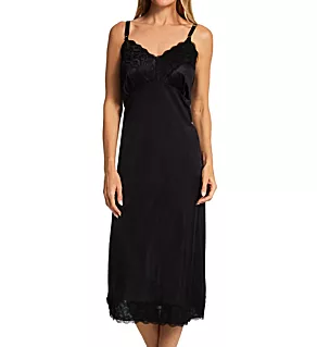 Full Slip With Wide lace Black 34