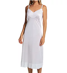 Full Slip With Wide lace White 34